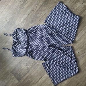 EUC Wide Leg Pants Jumpsuit by Kailiegh with Pockets Size Small